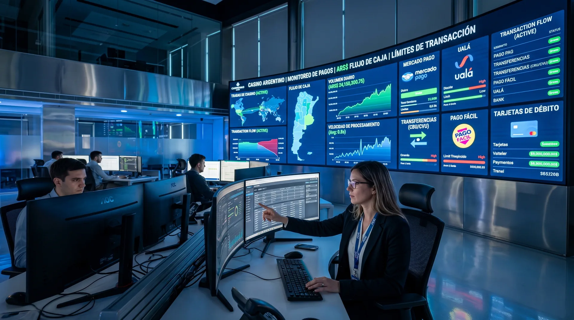 Arquitectura de pagos y límites transaccionales